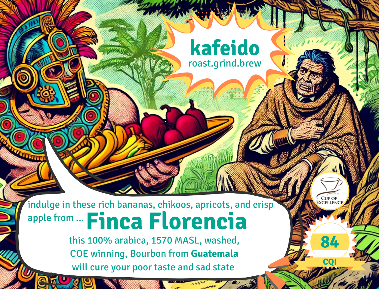 Guatemala, Finca Florencia  - Washed - Medium-Light Roast